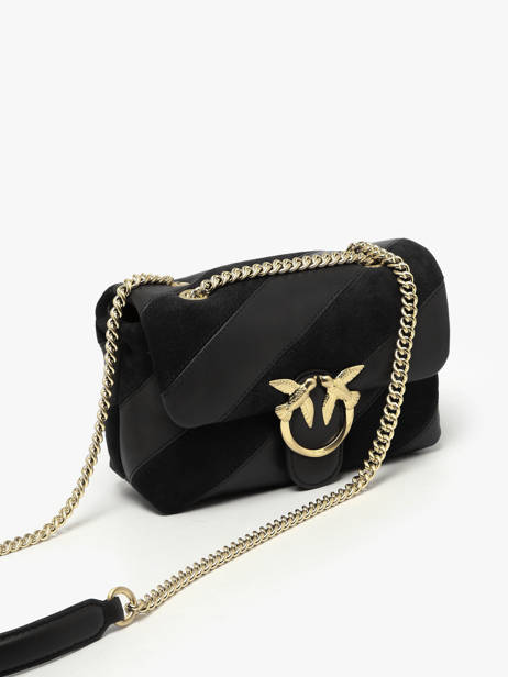 Cross Body Tas Love Bag Puff Leder Pinko Zwart love bag puff A2JY ander zicht 2