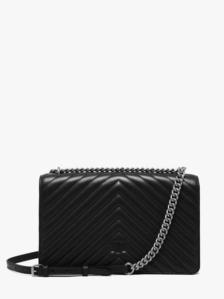 Cross Body Tas Love Bag Quilt Leder Pinko Zwart love bag quilt A0GK ander zicht 4