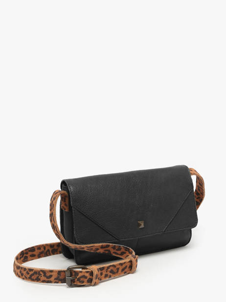 Sac Bandoulière June Cuir Pieces Noir june 17160060 vue secondaire 2