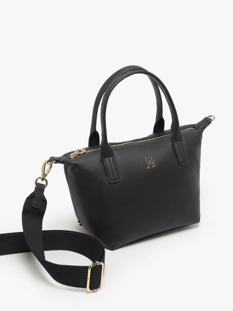 Handtassen Popette Gerecycleerd Polyester Tommy hilfiger Zwart popette AW17708 ander zicht 2