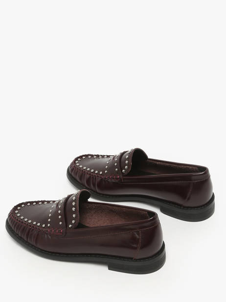 Mocassins Uit Leder Inuovo Bruin accessoires LFG005 ander zicht 2