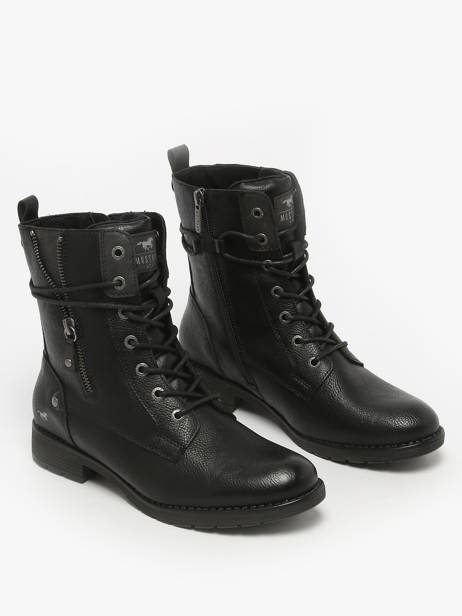 Bottines Mustang Noir women M0052001 vue secondaire 1