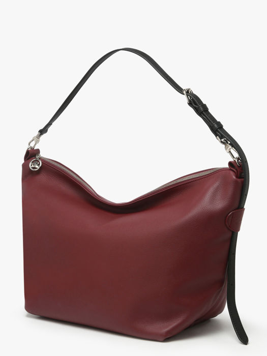 Longchamp Besace longchamp cuir Schoudertas Violet