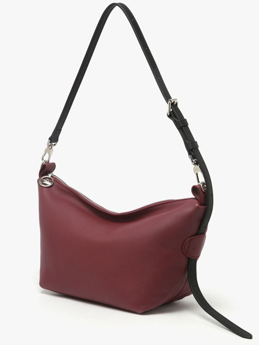 Longchamp Besace longchamp cuir Cross body tas Violet