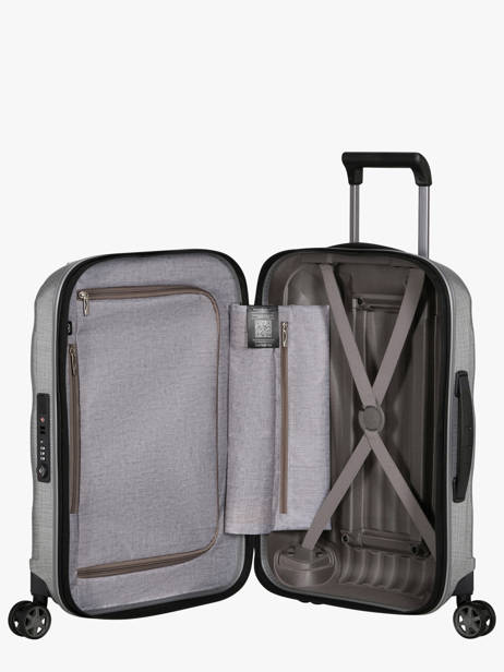 Uitbreidbare Handbagage Samsonite Zilver c-lite 141368 ander zicht 4