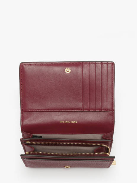 Portefeuille Cuir Michael kors Rouge jet set T5GJ6D9L vue secondaire 1