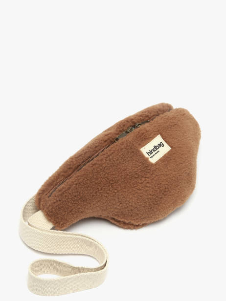 Sac Banane Hindbag Marron teddy TE vue secondaire 1