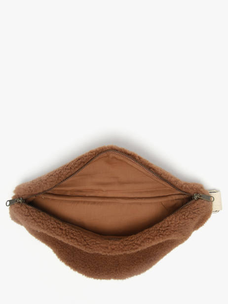 Sac Banane Hindbag Marron teddy TE vue secondaire 3