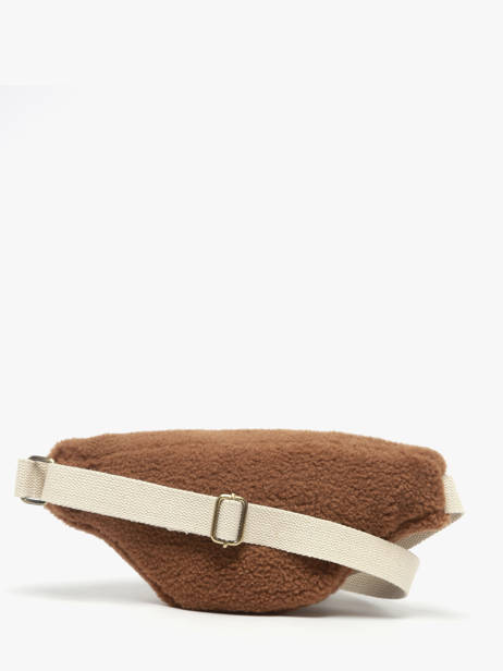Sac Banane Hindbag Marron teddy TE vue secondaire 4