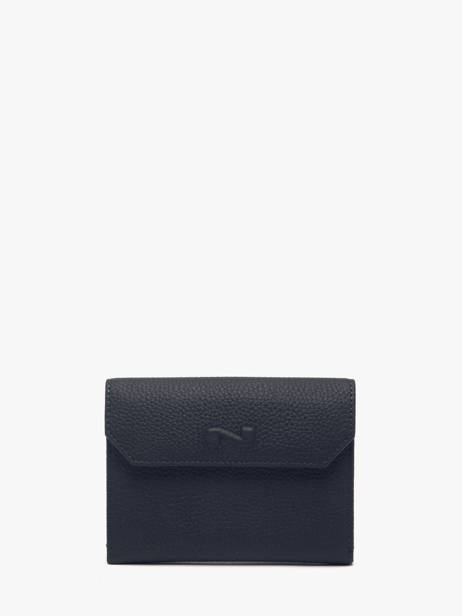 Portefeuille Original N 2 Compartiments Cuir Nathan baume Bleu original n 413N