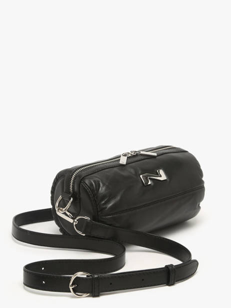 Cross Body Tas North Leder Nathan baume Zwart north 1 ander zicht 1