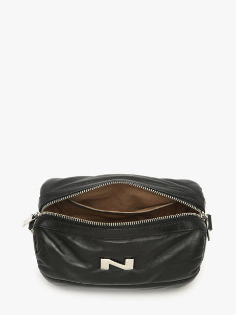 Cross Body Tas North Leder Nathan baume Zwart north 1 ander zicht 2