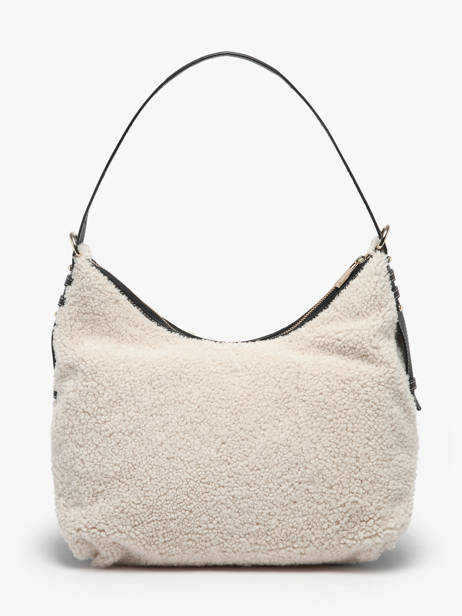 Sac Porté épaule Carrie Winter Cuir Et Mouton Nathan baume Beige vogue S vue secondaire 3