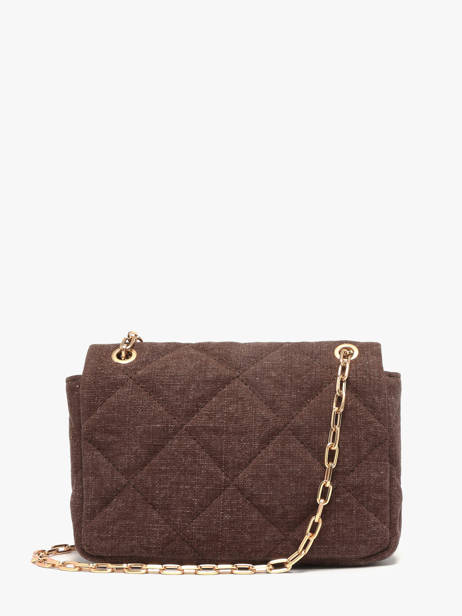 Cross Body Tas Moon Linnen Vanessa bruno Bruin moon 70V40533 ander zicht 3