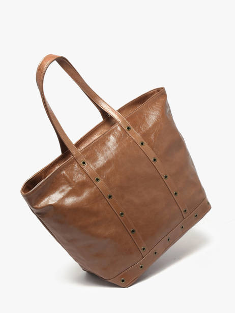 Sac Porté épaule Cabas Cuir Vanessa bruno Marron cabas cuir 82V40409 vue secondaire 1