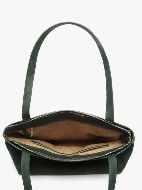 Schoudertas Madeleine Leder Nathan baume Groen candy 8 ander zicht 3