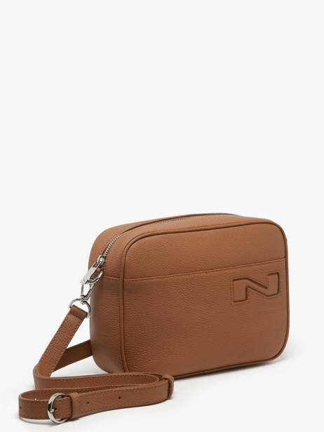 Cross Body Tas N City Leuven Leder Nathan baume Bruin n city 7 ander zicht 1