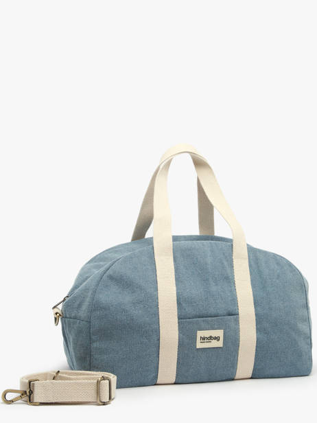 Schoudertas Denim Katoen Hindbag Blauw denim DE ander zicht 1