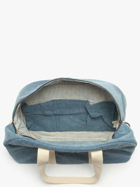 Schoudertas Denim Katoen Hindbag Blauw denim DE ander zicht 2