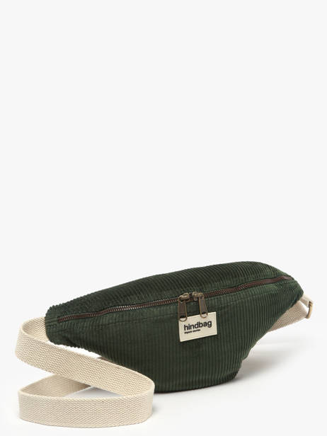 Heuptasje Hindbag Groen velours V ander zicht 1