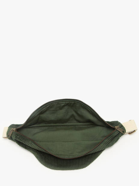 Heuptasje Hindbag Groen velours V ander zicht 2