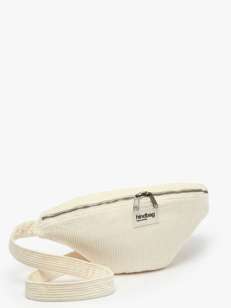 Heuptasje Hindbag Beige velours V ander zicht 1