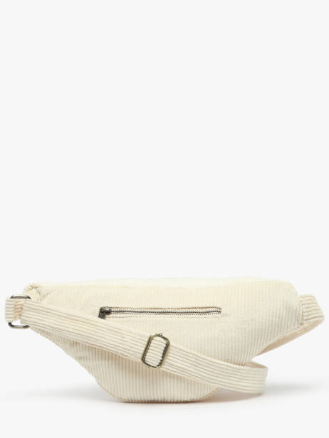 Heuptasje Hindbag Beige velours V ander zicht 3