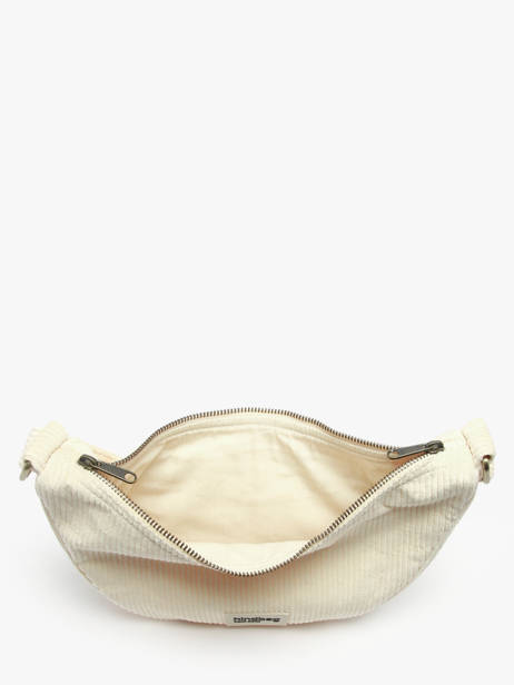 Sac Banane Velours Velours Côtelé Hindbag Beige velours V vue secondaire 2