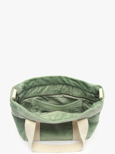 Sac Porté Main Velours Velours Côtelé Hindbag Vert velours V vue secondaire 2