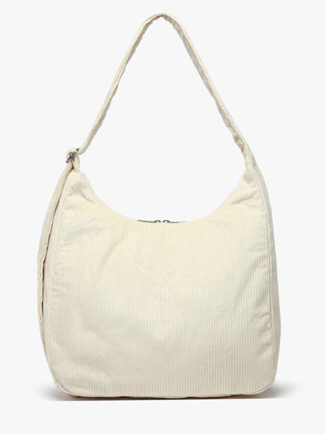 Sac Bandoulière Velours Velours Côtelé Hindbag Beige velours V vue secondaire 3