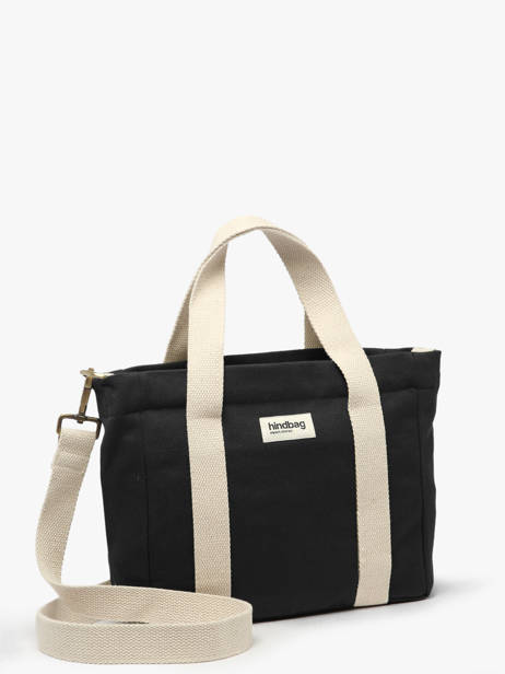 Sac Porté Main Best Seller Coton Hindbag Noir best seller LOUISE vue secondaire 1