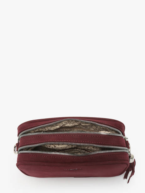 Cross Body Tas Velvet Miniprix Rood velvet F7511 ander zicht 2