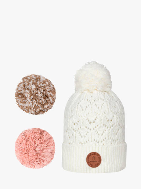 Bonnet Cabaia Blanc hats PEGUCLUB
