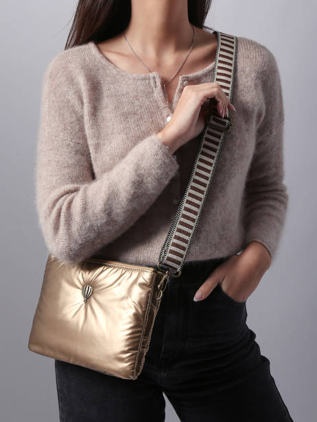 Sac Bandoulière Doudoune Le voyage en panier Or doudoune AHP231 vue secondaire 1