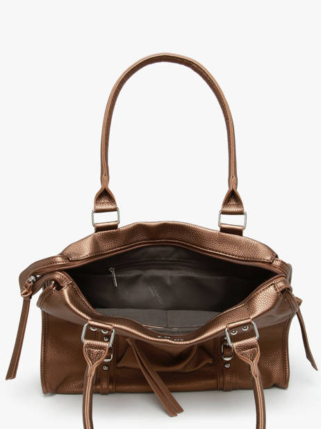 Schoudertas A4 Formaat Grained Miniprix Bruin grained F8533 ander zicht 2