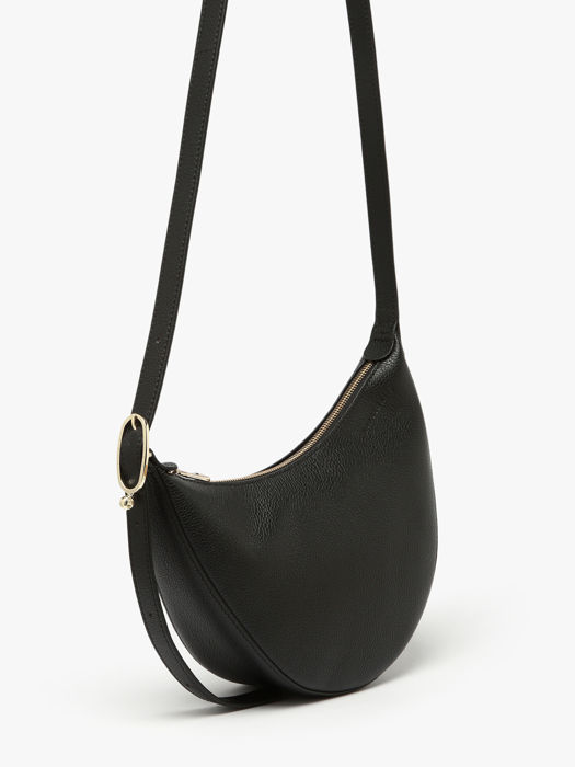 Longchamp Le foulonné Sac porté travers Noir