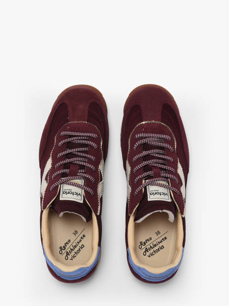 Sneakers Saturno Uit Leder Victoria Wit women 1158102 ander zicht 3