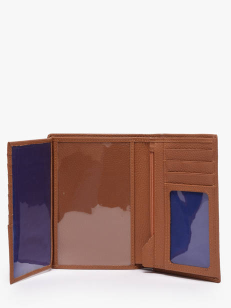 Verticale Portefeuille Charles Leder Le tanneur Bruin charles TCHA3312 ander zicht 2