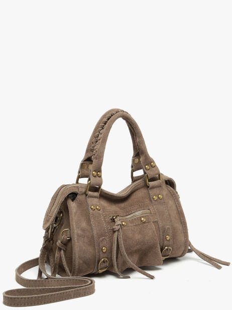 Sac Bandoulière Velvet Cuir Milano Marron velvet VE24093 vue secondaire 1