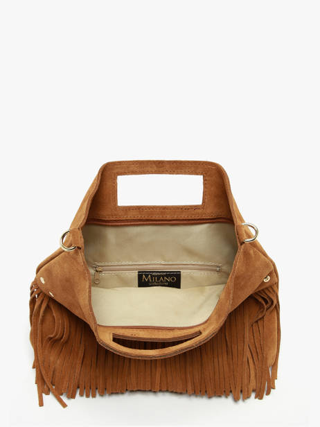 Sac Bandoulière Velvet Milano Marron velvet VE25091 vue secondaire 3