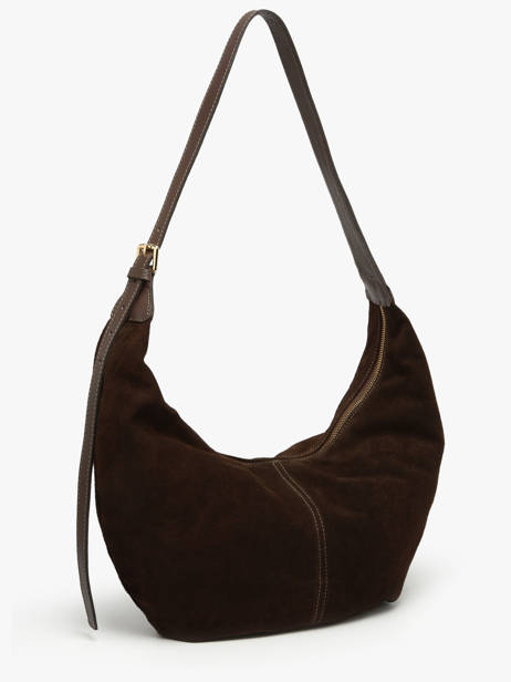 Schoudertas Velvet Caviar Milano Bruin velvet caviar VC25091 ander zicht 2