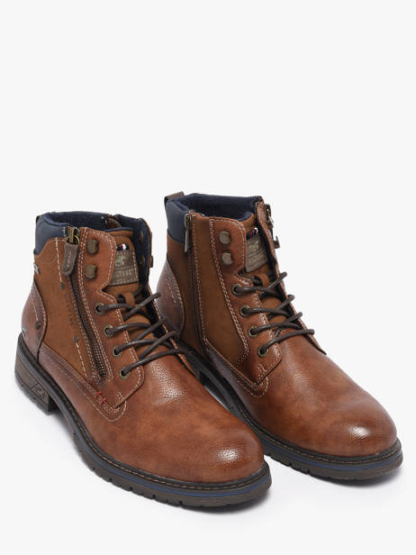 Bottines Mustang Vert men M0031006 vue secondaire 1