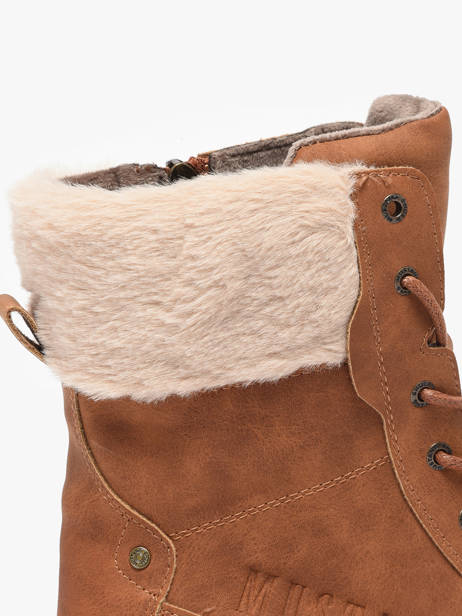 Enkellaarsjes Met Hak Mustang Bruin women M0132003 ander zicht 2