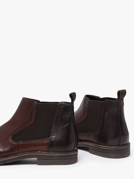 Chelsea Boots Uit Leder Bugatti Bruin men 11116361 ander zicht 2
