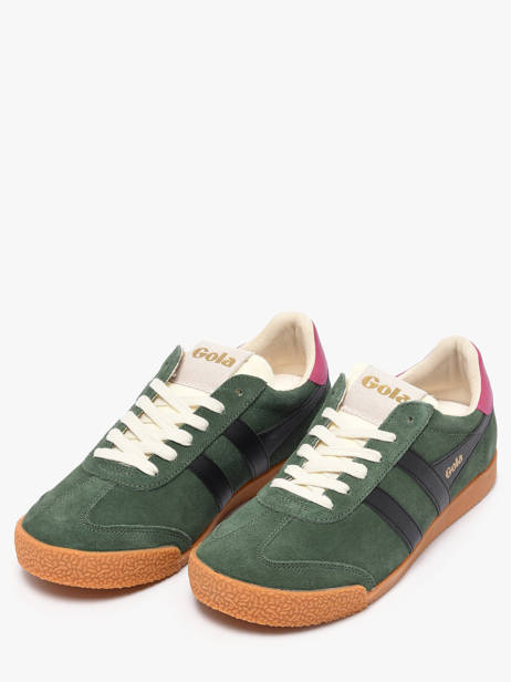 Sneakers Elan Uit Leder Gola Groen women CLB538 ander zicht 1