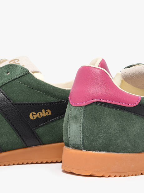 Sneakers Elan Uit Leder Gola Groen women CLB538 ander zicht 2