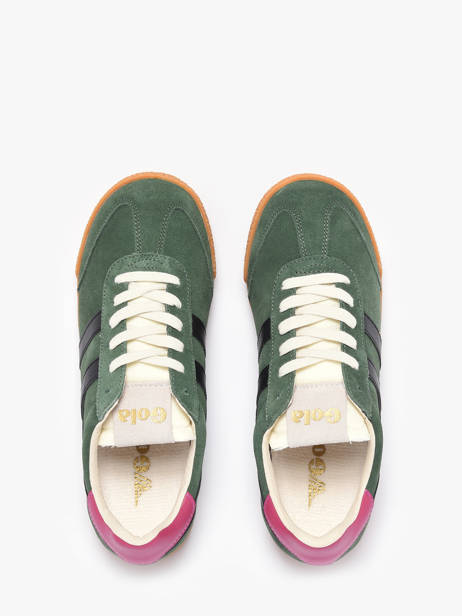 Sneakers Elan Uit Leder Gola Groen women CLB538 ander zicht 3