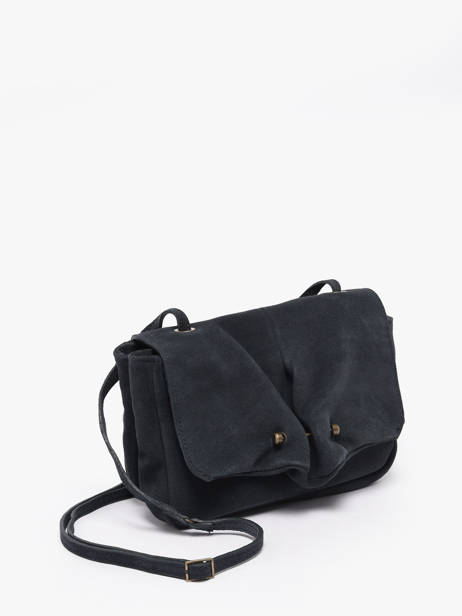 Cross Body Tas Leather Leder Biba Blauw leather HAZ1L ander zicht 2