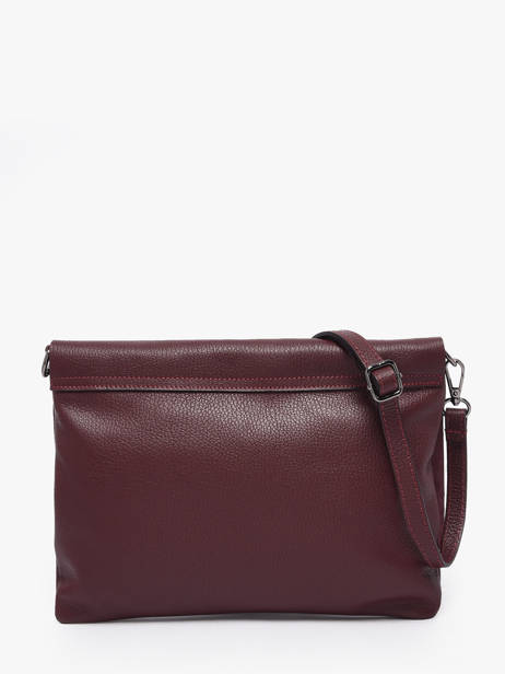 Cross Body Tas Caviar Leder Milano Rood caviar CA21062 ander zicht 3