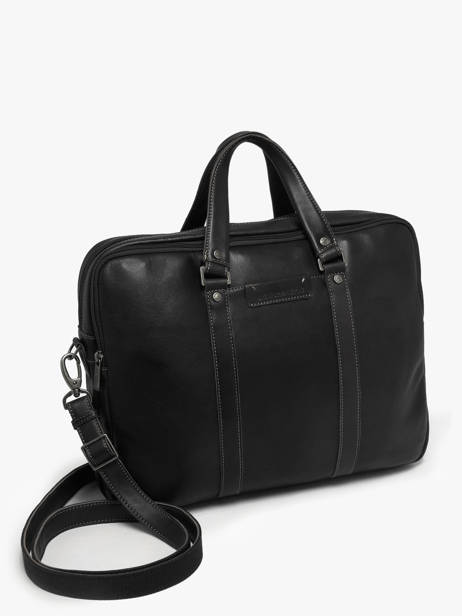 Business Tas Arthur 3 Compartimenten Arthur & aston Zwart johany 5 ander zicht 2
